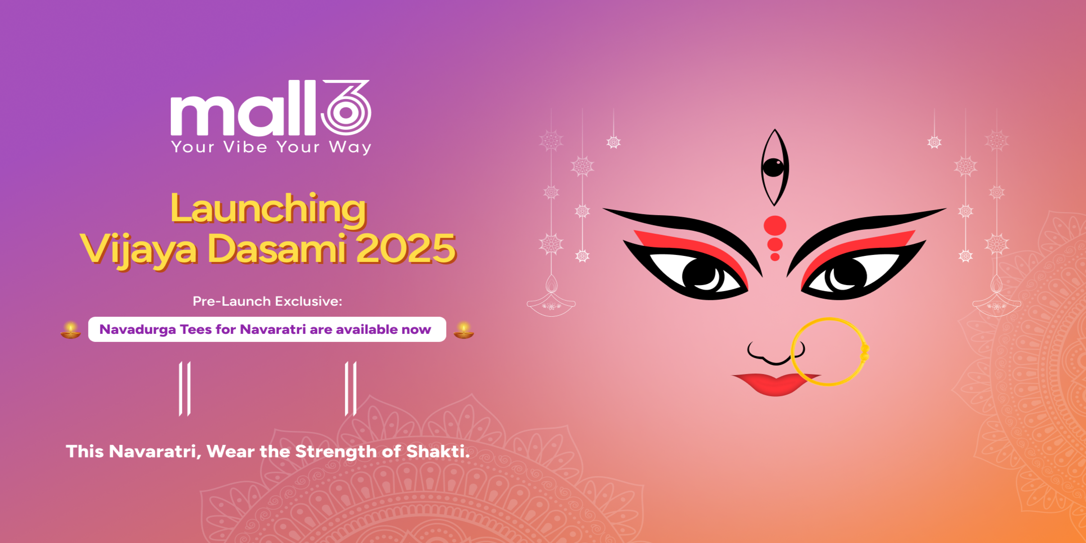 Mall360 Vijaya Dasami 2025 - Launching Navadurga Tees for Navaratri
